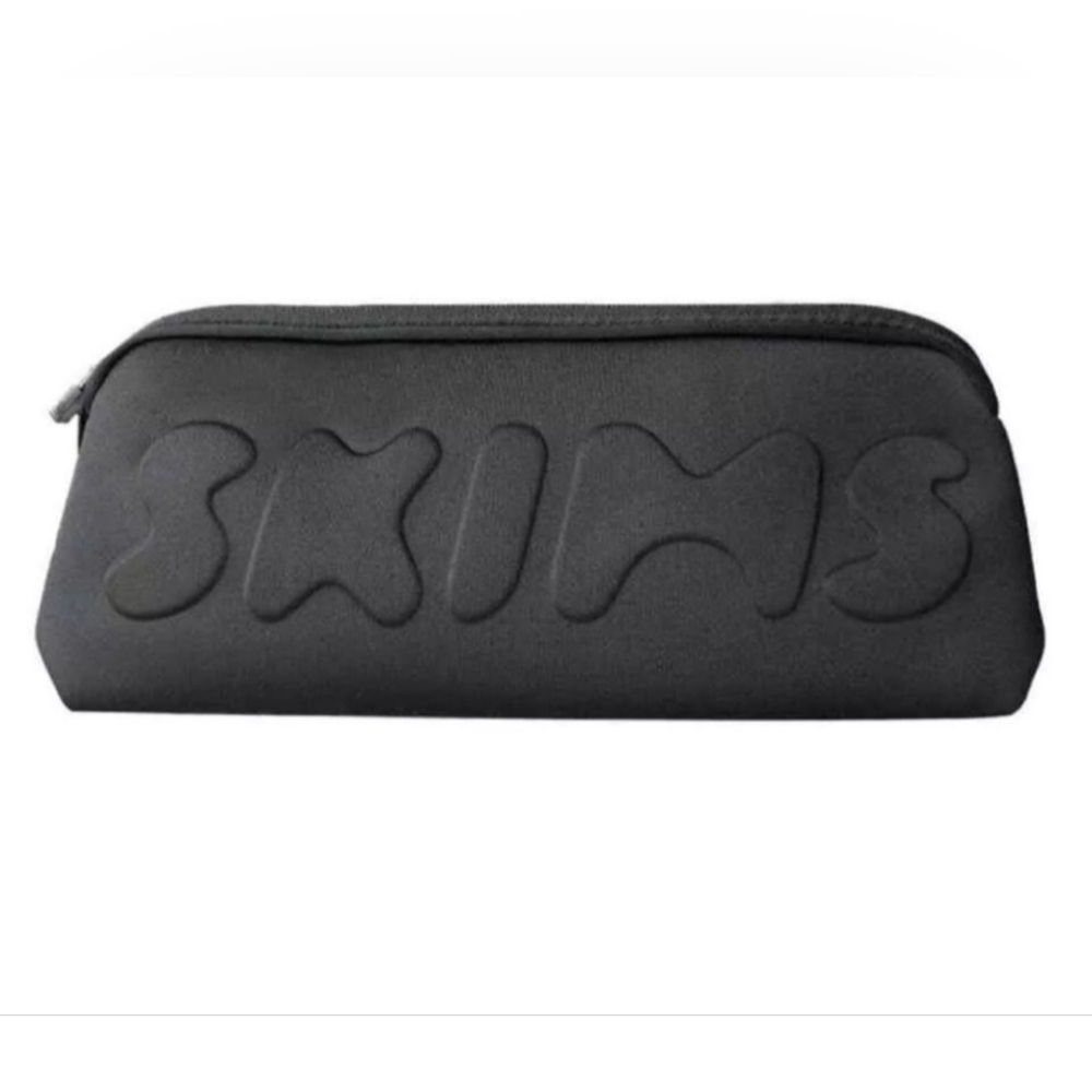 SKIMS Black Make-up Bag